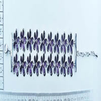Bracelets with purple enamel 8158