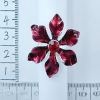 Flower ring in red 945