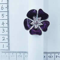 Flower ring in purple 948