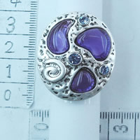 Finger rings in purple 951