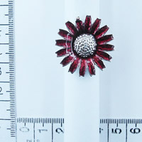 Sunflower rings in red 937