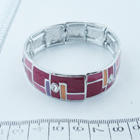 Fashion bangle in red 68136