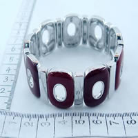 Alloy bangle in red 68201