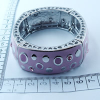 Fashion enamel bangles in purple