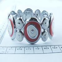 Fashion bangles in red/white