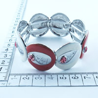 White/Red match bangle