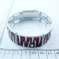 Alloy bangle in red