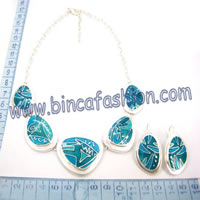 Alloy jewellery set