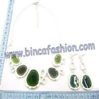 Alloy jewellery set