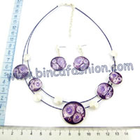 Alloy jewellery set