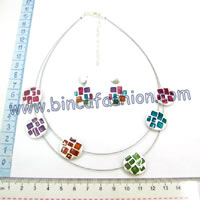 Alloy jewellery set