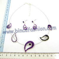 Alloy necklaces set