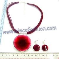 Alloy necklaces set