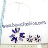 Alloy jewellery set