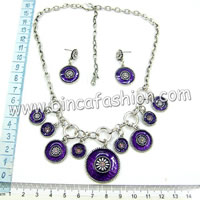 Alloy necklace set