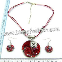 Alloy jewellery set