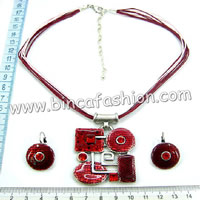 Alloy necklace set