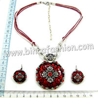 Alloy jewellery set