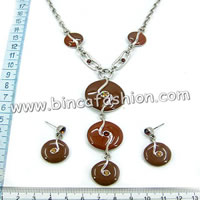 Alloy jewellery set