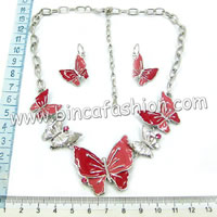 Alloy jewellery set
