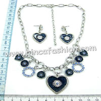 Alloy jewellery set